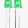 Green LED 5mm Through hole diffused pack of 10 pcs